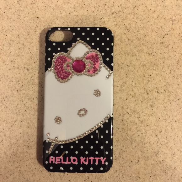 Sanrio Black hello kitty iPhone 5 hard case cover