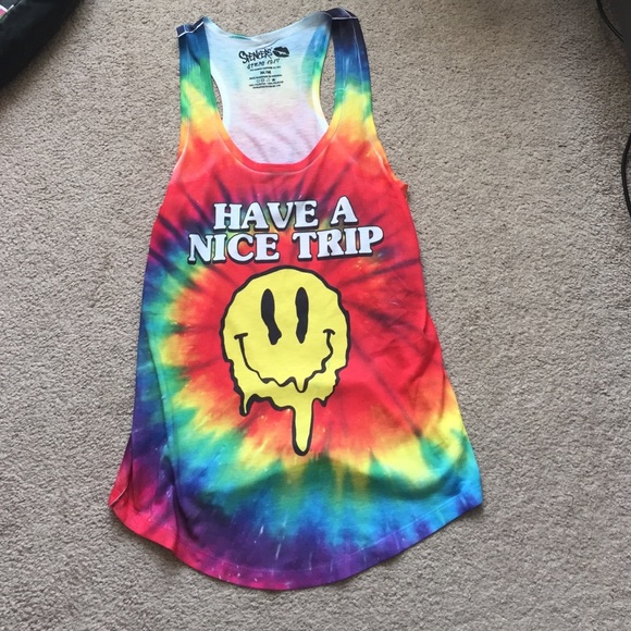 Have a Nice Trip Tye Dye Tank