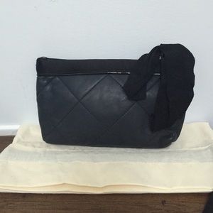 Lanvin dark navy/black pouch