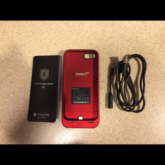 Original Mophie in Red for iPhone 5/5S - Picture 1 of 4