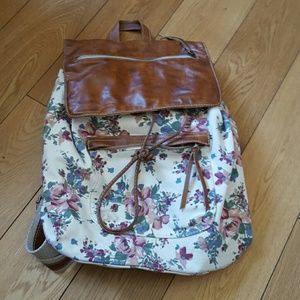 Brandy Melville floral backpack