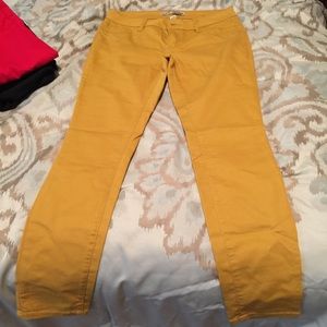 Mustard Skinny Jeans