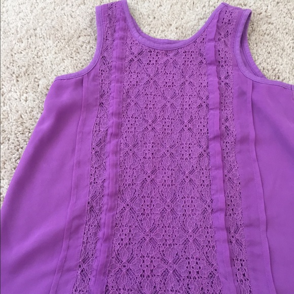 Girls purple tank