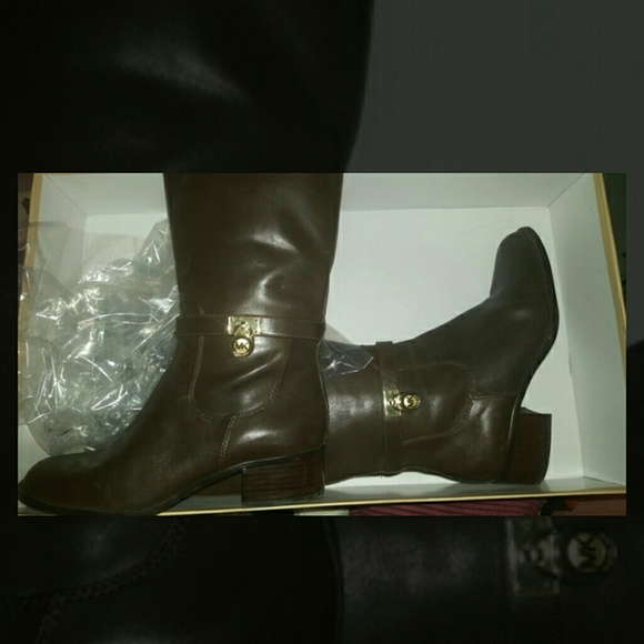 Michael kors leather boots - Picture 1 of 1