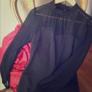 Forever 21 Sophisticated sheer top