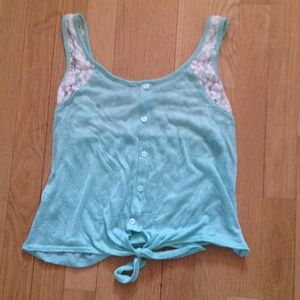 Super cute mint summer top