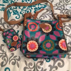 Fossil Crossbody with Matching Wristlet❤️