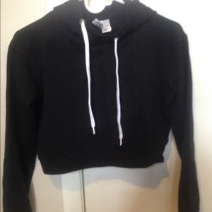 Crop top hoodie