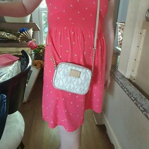 Michael kors white small cross body