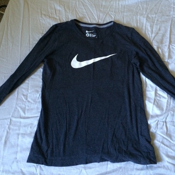 Gray Long Sleeve Nike Tee