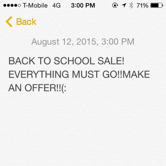 MAKE ME AN OFFER!(: