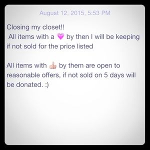 Closet closing!