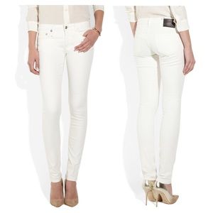 R13 White Skinny Jeans