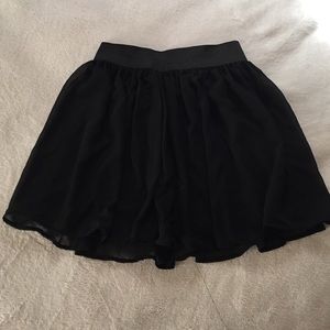 Black skirt