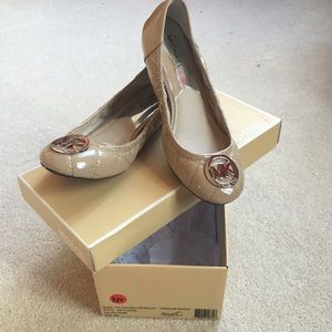 Michael Kors beige ballet flats Michael Kors beige ballet flats