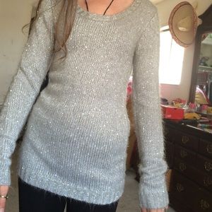 Sparkly grey sweater