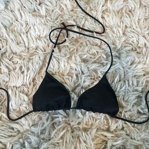 black bikini top