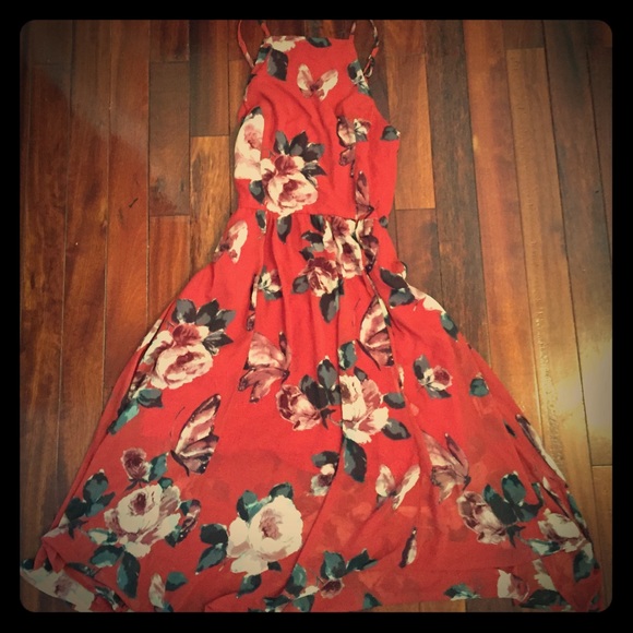 A&if floral dress. Ask how to get for $30!