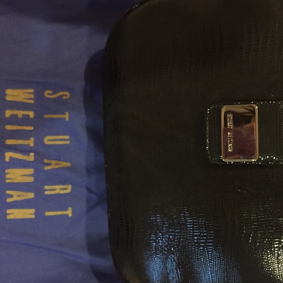 Authentic Stuart Weitzman Black Bag - Picture 2 of 3