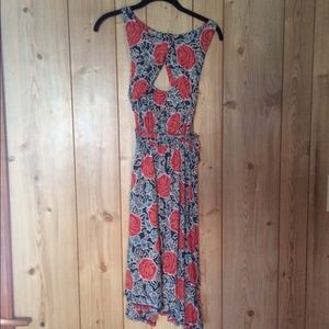 Anthropologie jersey floral dress.