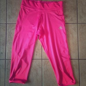 Reebok Hot Pink Capri Crops