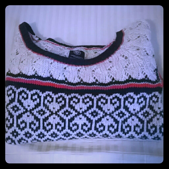 Cozy Nordic style American Eagle knit sweater