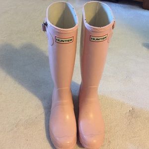 Pink Hunter Rain Boots