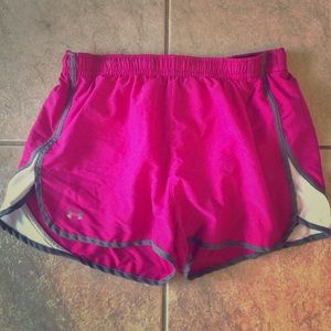 Under Armour Pink Semi-Fitted Shorts