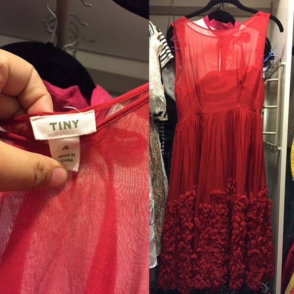 SOLD Anthropologie Caridad Ruffled Dress by Tiny - Picture 3 of 4