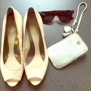 Calvin Klein Peep-toe  Wedge