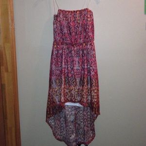 Mutli Color High Low Sundress