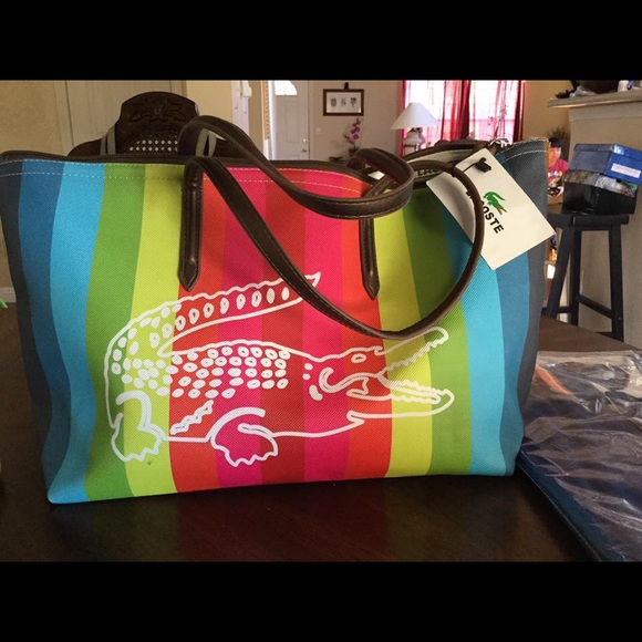lacoste tote bag