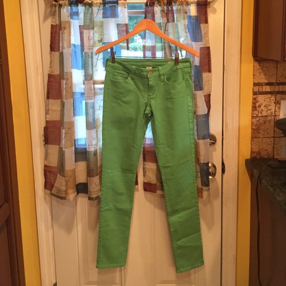 Green Arizona Skinny Jeans