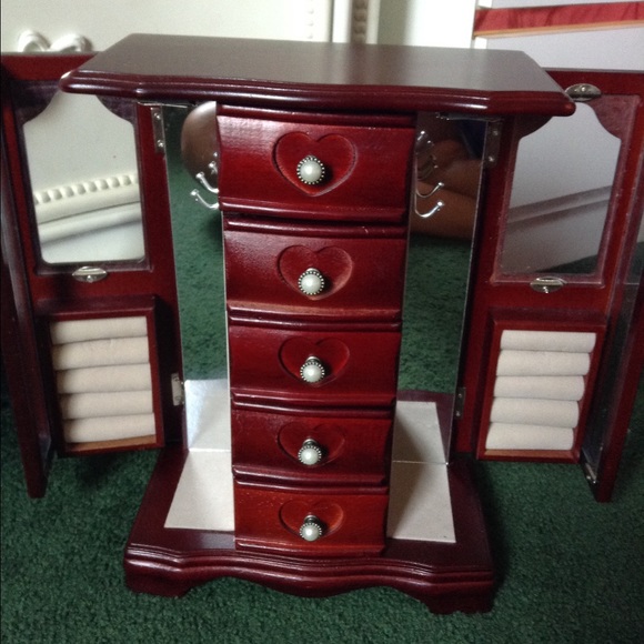 Brown Vintage style jewelry box - Picture 2 of 4