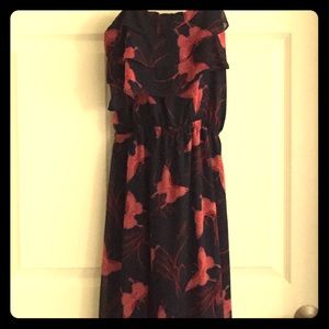 Butterfly maxi dress