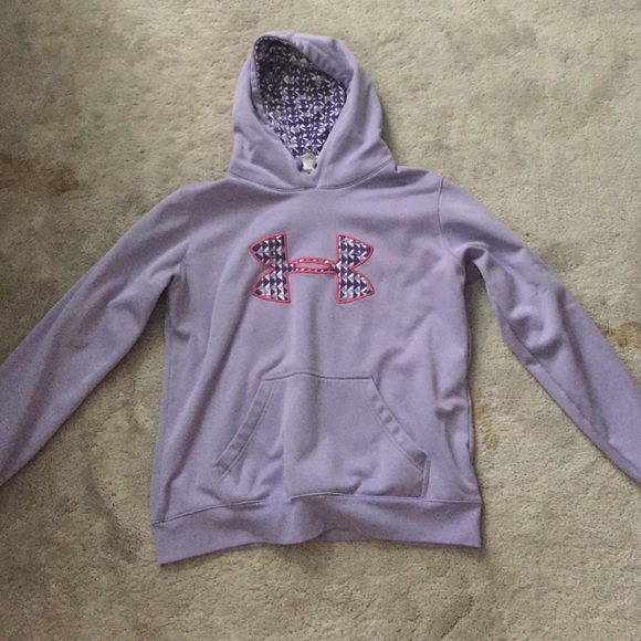 Purple UA hoodie