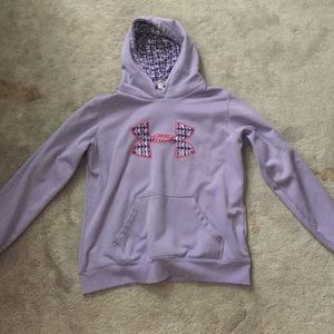 Purple UA hoodie