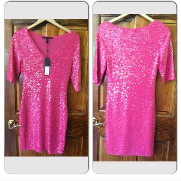 ❤️ Sequins!! Hot 🔥 Pink BCBG
