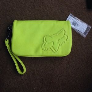 Neon Yellow Super Hot Wristlet