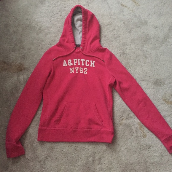 Pink A&F hoodie