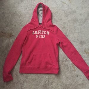Pink A&F hoodie