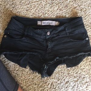Black brandy Melville shorts