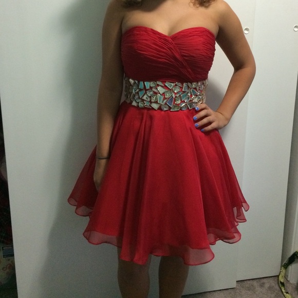Red Short Prom Dress