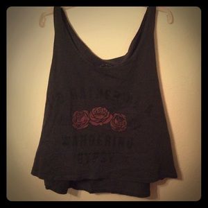 I'd rather be a wandering gypsy crop tank