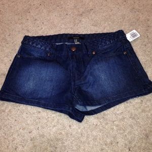 Forever 21 Dark Denim Shorts