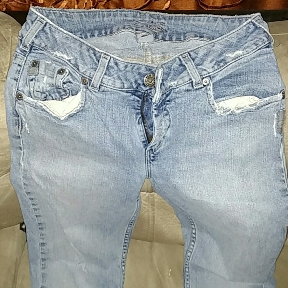 Silver jeans