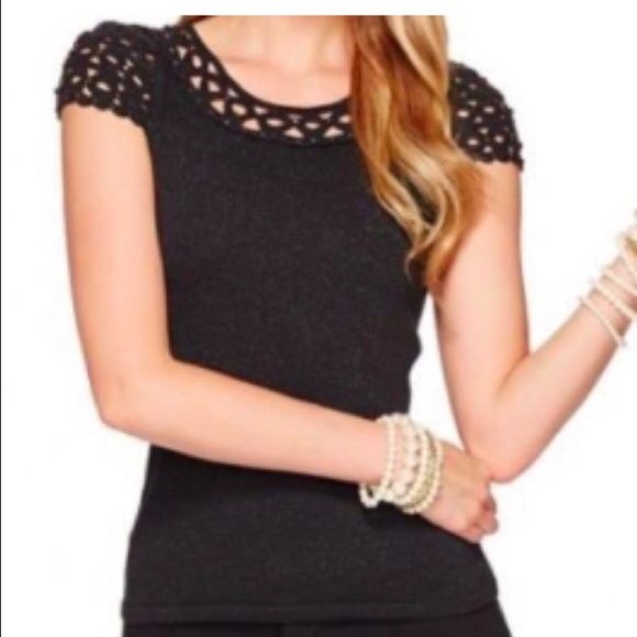 Lilly Pulitzer Sweater Black Small