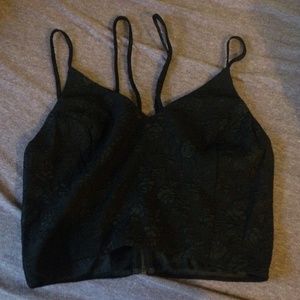 Lulus double strap crop top