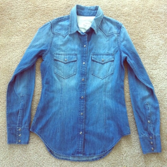 Club Monaco denim shirt XS