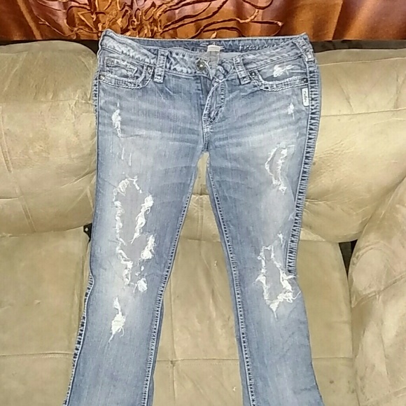 Silver jeans